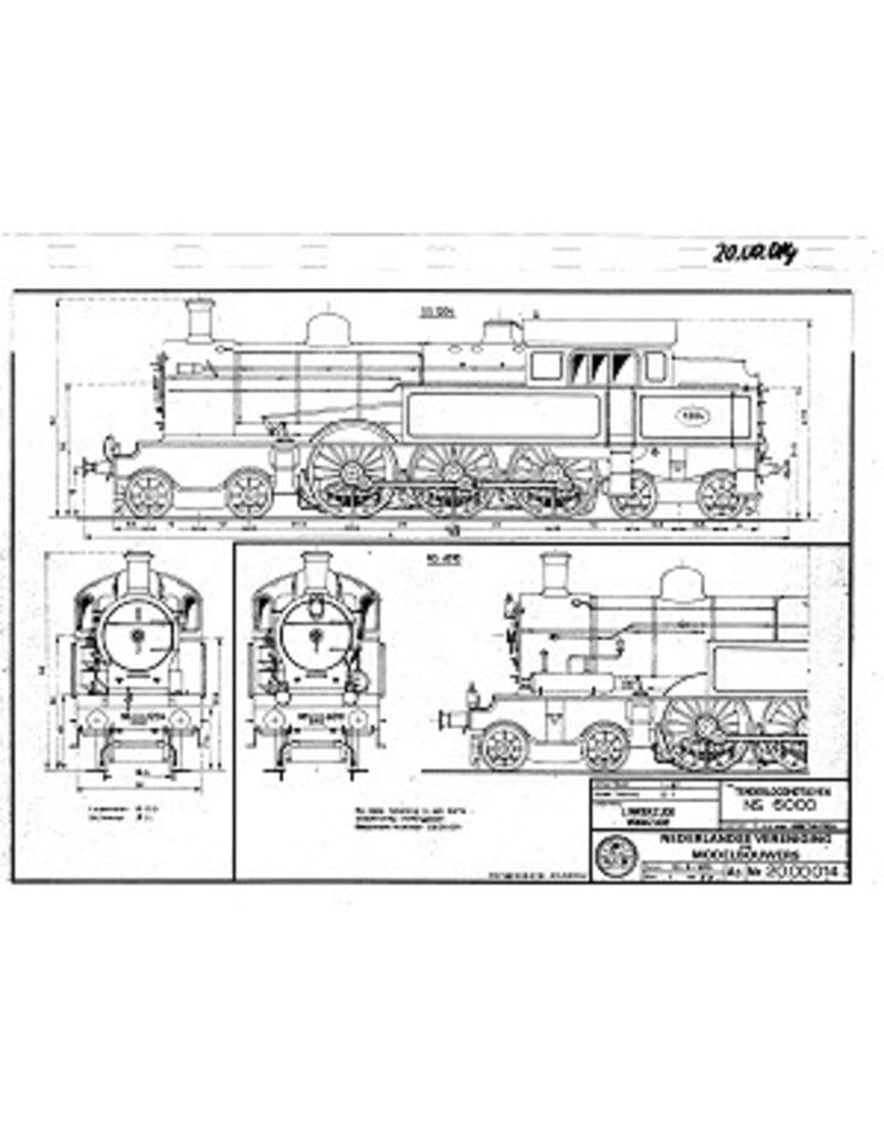 MBT 20.00.014 Tenderlokomotive NS 6000 - ex SS 1200 für Spur 0