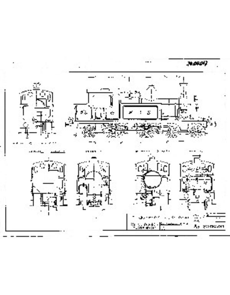 NVM 20.00.017 Tenderlokomotive NS 5403 - in der Ausführung NCS (NCS 63) für die Spur H0