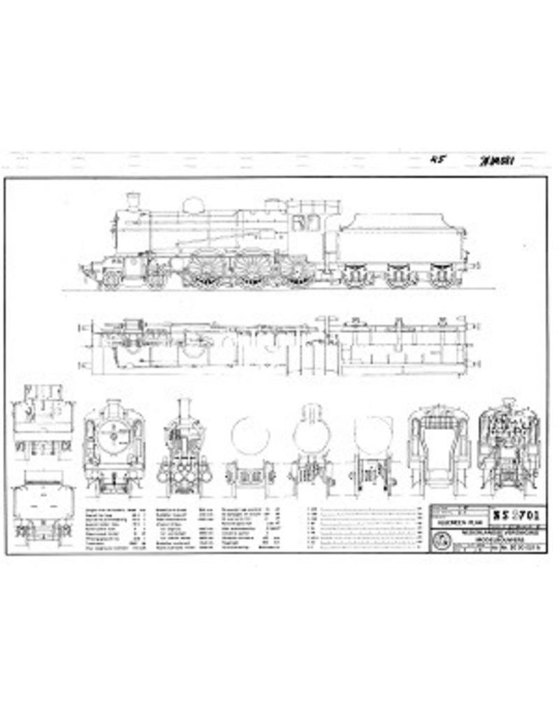 MBT 20.00.021 NS locomotive 3701 - ex SS 701- ("Jumbo") for H0 gauge