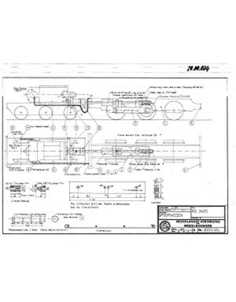MBT 20.00.024 goederenlocomotief NS 3401-3420 voor spoor H0