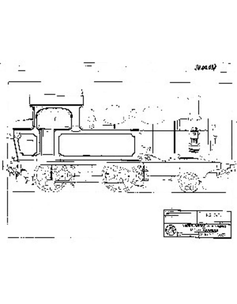 MBT 20.00.037 tenderlocomotief NS 7400 voor spoor II (64 mm)