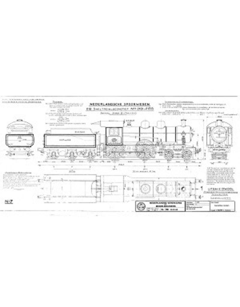 NVM 20.00.048 2-B Schnellzuglokomotive NS 2101-2135 für Schienen 0