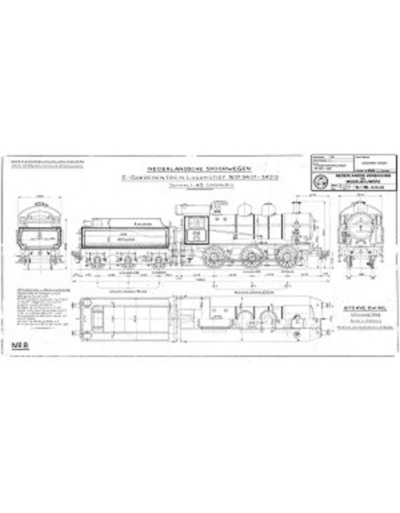 MBT 20.00.049 C-freight locomotive NS 3401-3420 for O gauge