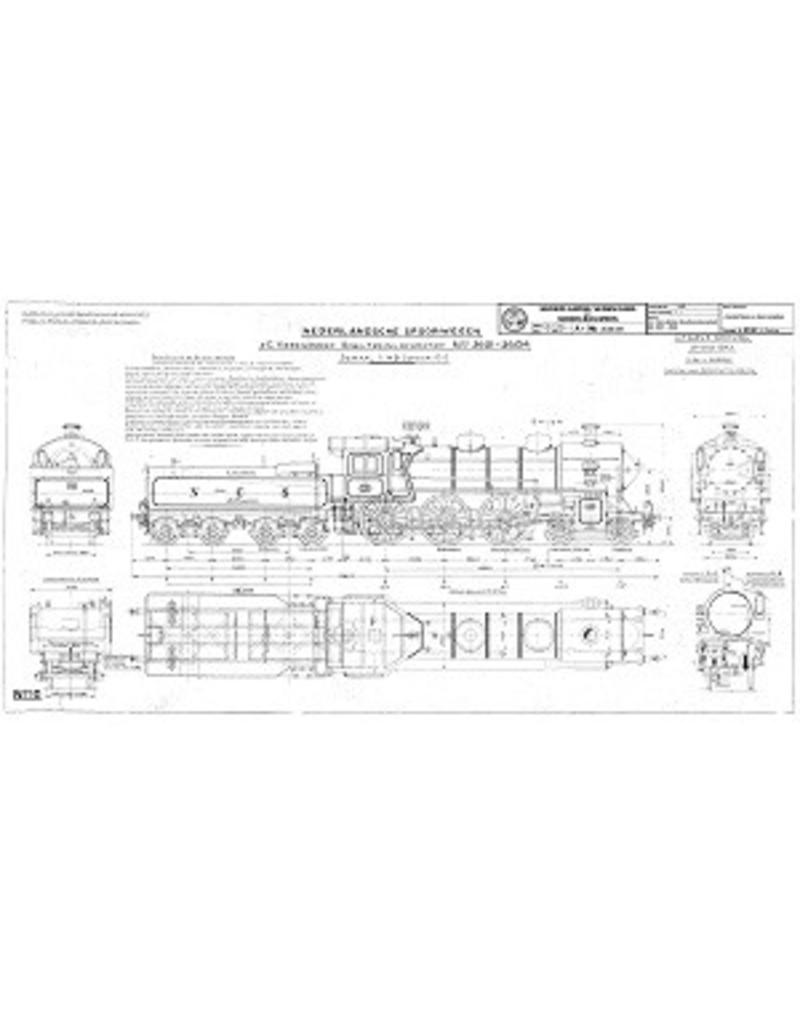 MBT 20.00.051 2-c 4-cylinder express passenger locomotive NS 3601-3604 for O gauge