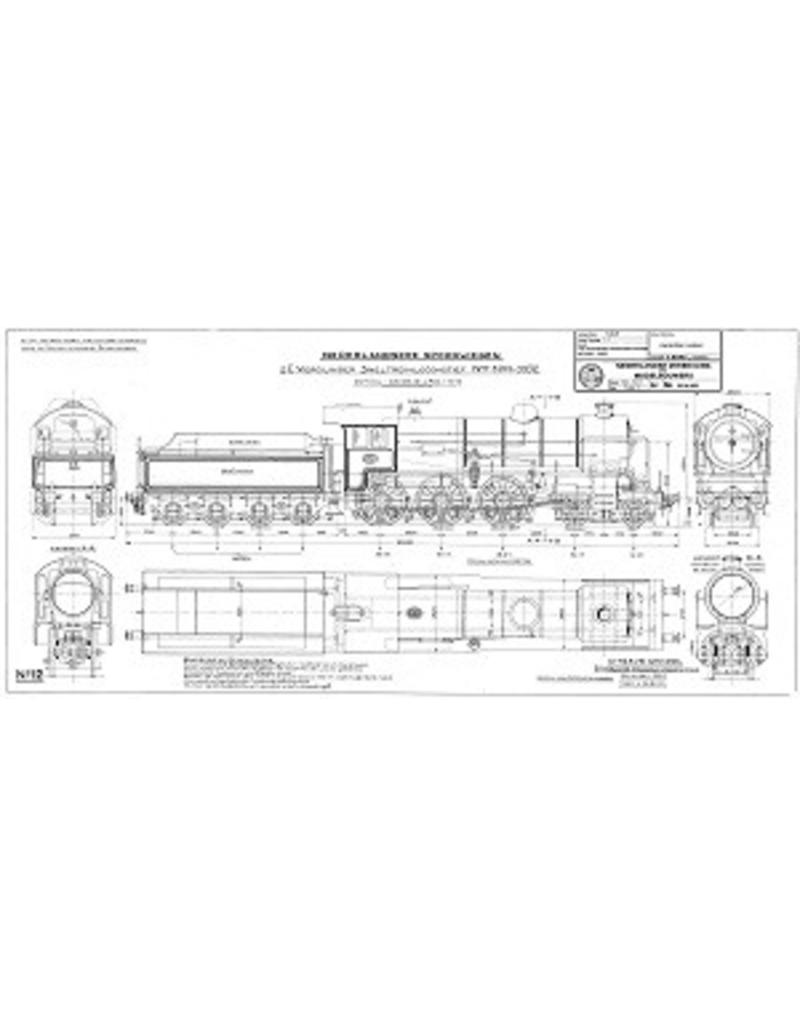 NVM 20.00.053 2-C-Vierzylinder-Schnellzuglokomotive NS 3901 bis 3932 für den Schienen 0