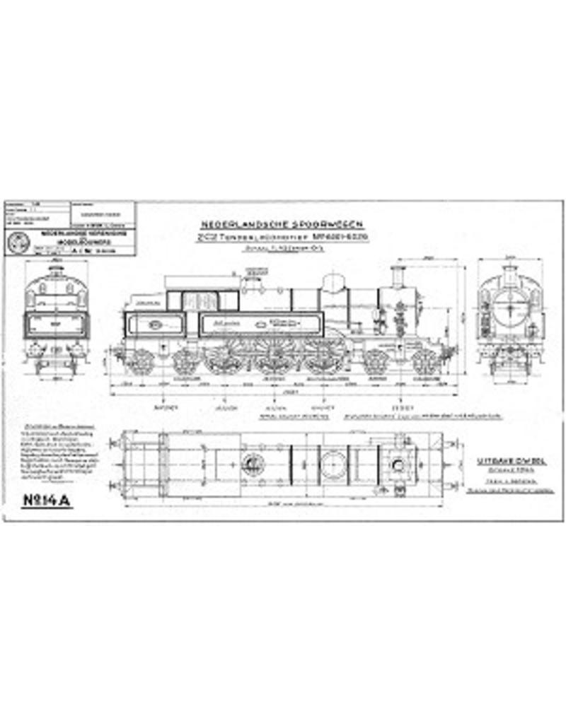 MBT 20.00.056 2-C-2 tender locomotive NS 6001-6026 for gauge 0