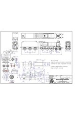 MBT 20.00.061 2-C locomotive NBDS series 30-36 (NS 3501-3508) "Blauwe Brabander" for h0.