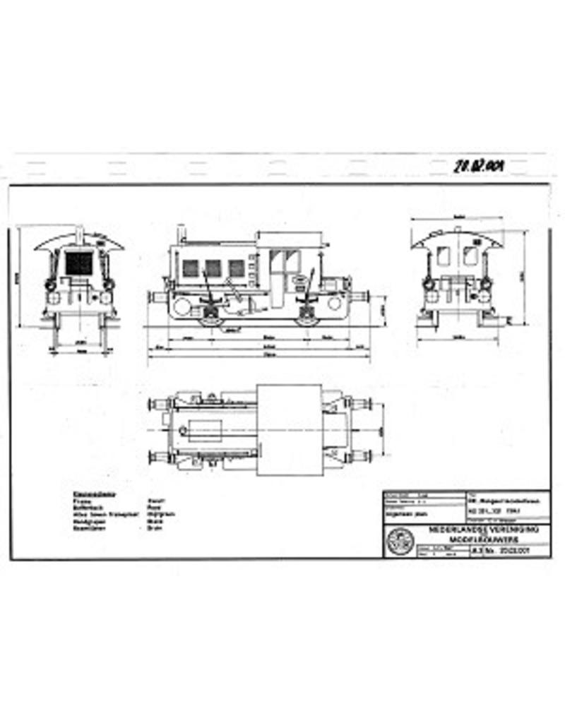 MBT 20.02.001 Locomotor NS 200 - ("Sik") for gauge 0