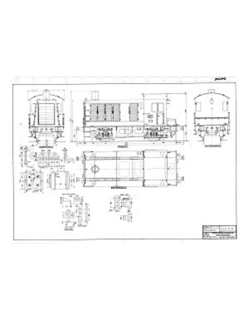 NVM 20.02.002 DE-locomotief NS 400 - ("Grote sik") voor spoor II (64 mm)