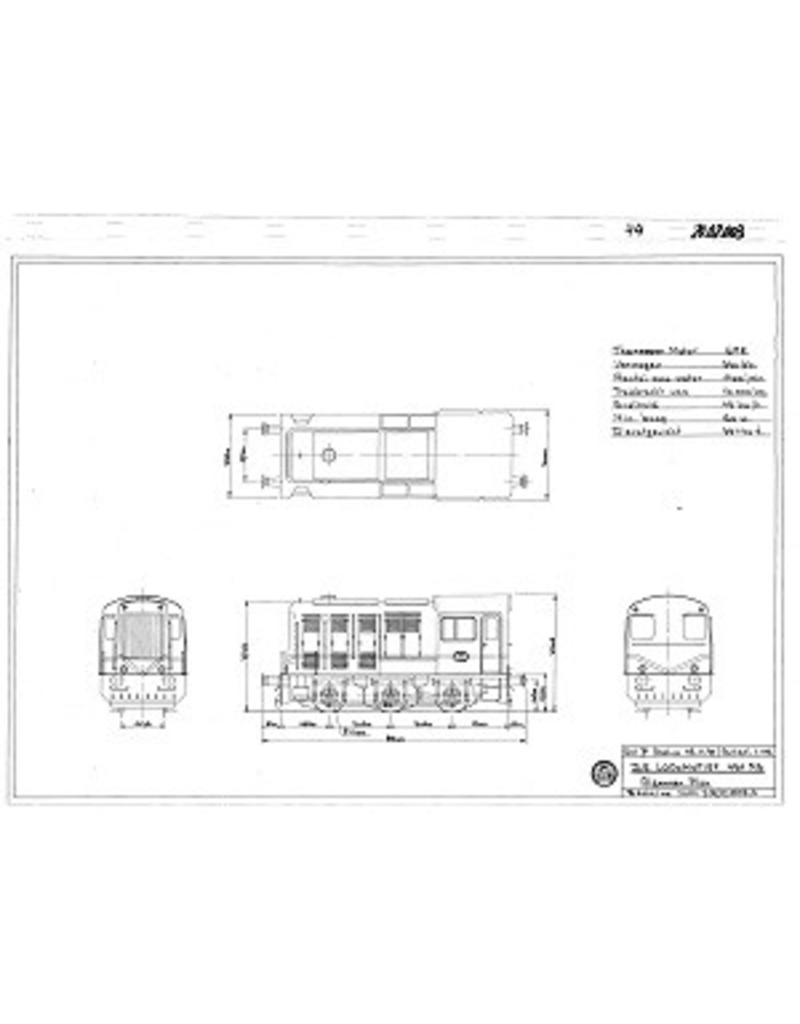 MBT 20.02.003 DE-locomotief NS 450 - tramweglocomotief voor spoor 0