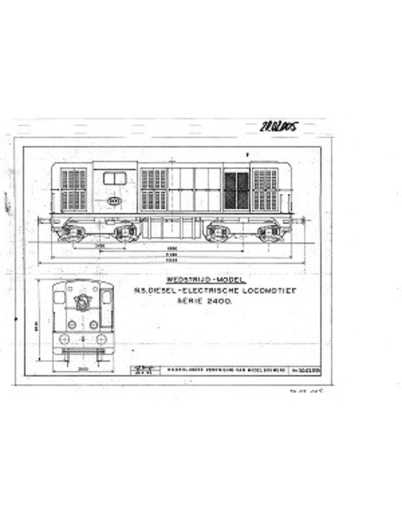MBT 20.02.005 DE-Lokomotive NS 2400 für Spur H0