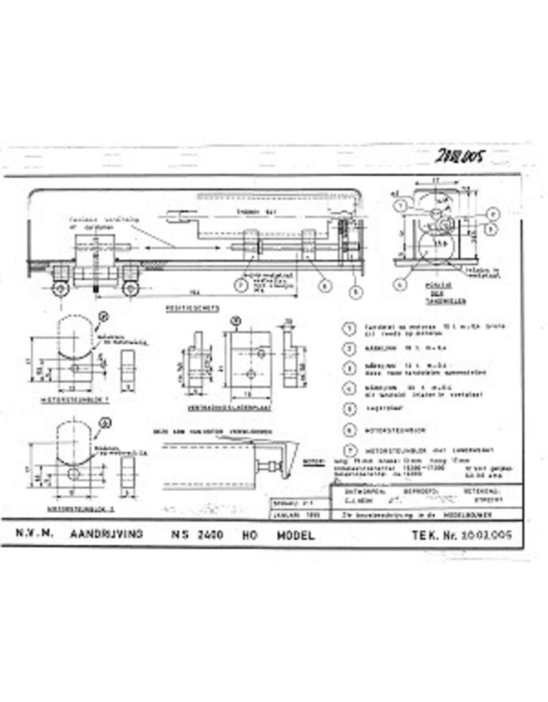 MBT 20.02.005 DE-locomotief NS 2400 voor spoor H0