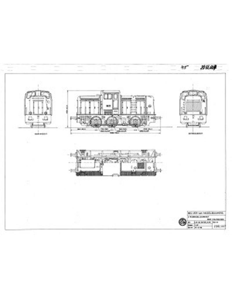 NVM 20.02.007 Diesellocomotief voor Staatsmijnen voor spoor H0