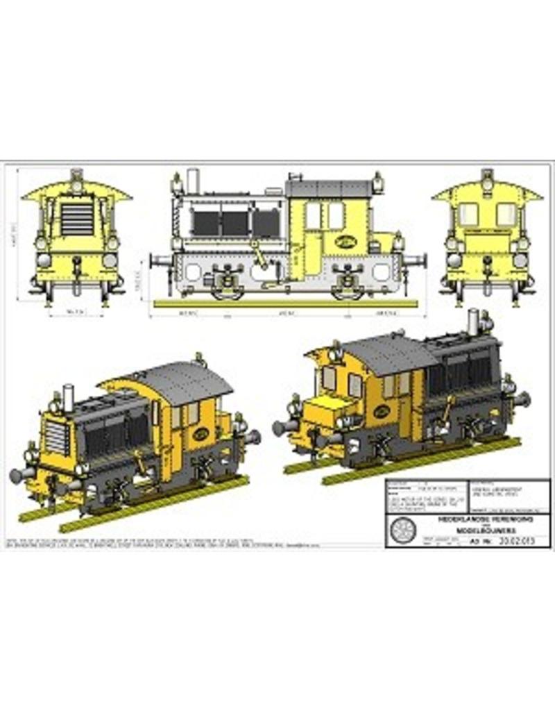 NVM 20.02.013/A Locomotor NS 201-212 "Sik" voor 7,25" spoor