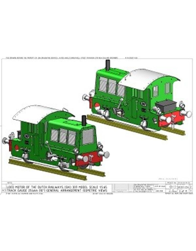 MBT 20.02.014 CD - Locomotor NS 307 für 7,25" und 10" Spur