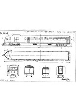 NVM 20.03.002 4-Wagen-Einheit Serie 601-638 ("Middennet") für die Spur H0