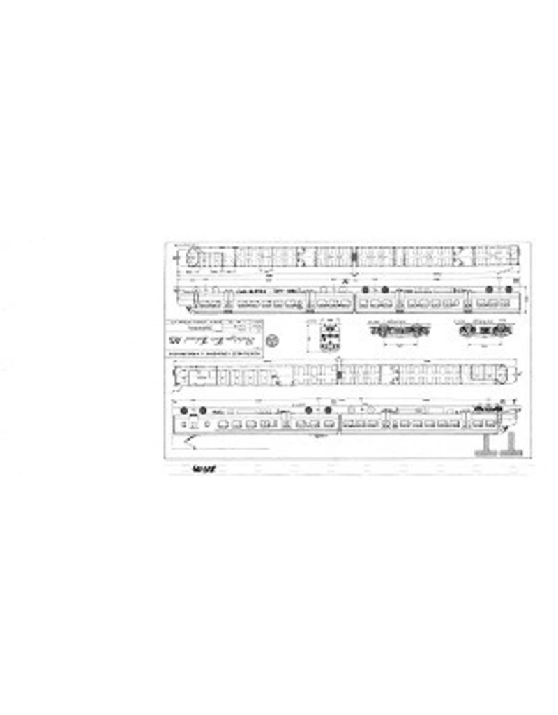MBT 20.03.004 4-wagentreinstel TT 501- Prototype "Trein van de toekomst" voor spoor H0