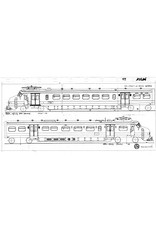 MBT 20.03.006 Benelux train set ABK - ("Dog-head") for gauge 0