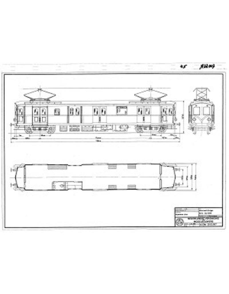 NVM 20.03.007 motorpostrijtuig MP 9200 - ("Blokkendoos", "Stofzuiger") voor spoor 0