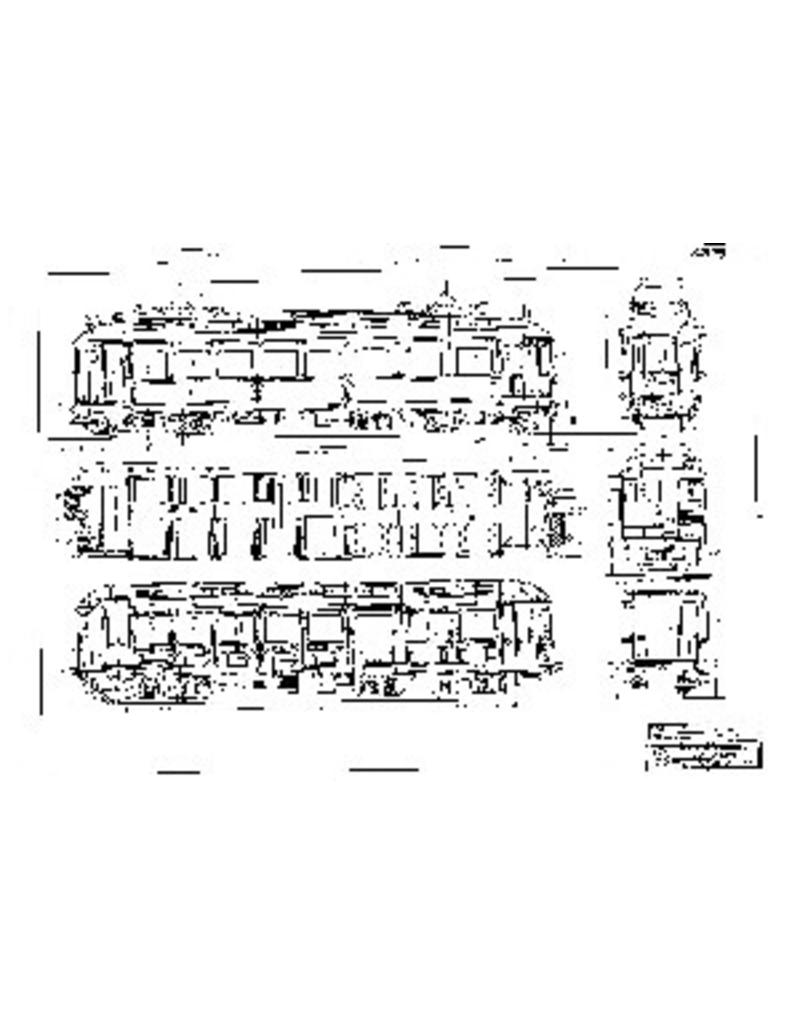 MBT 20.03.009 Fahrzeuge ZHESM EMR.B 51-62, AHCR 101-109 für Spur I