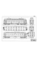 MBT Rolling stock ZHESM EMR.B 51-62, AHCR 101-109 for Gauge I - Construction drawing Scale 1 : 32 (20.03.009)