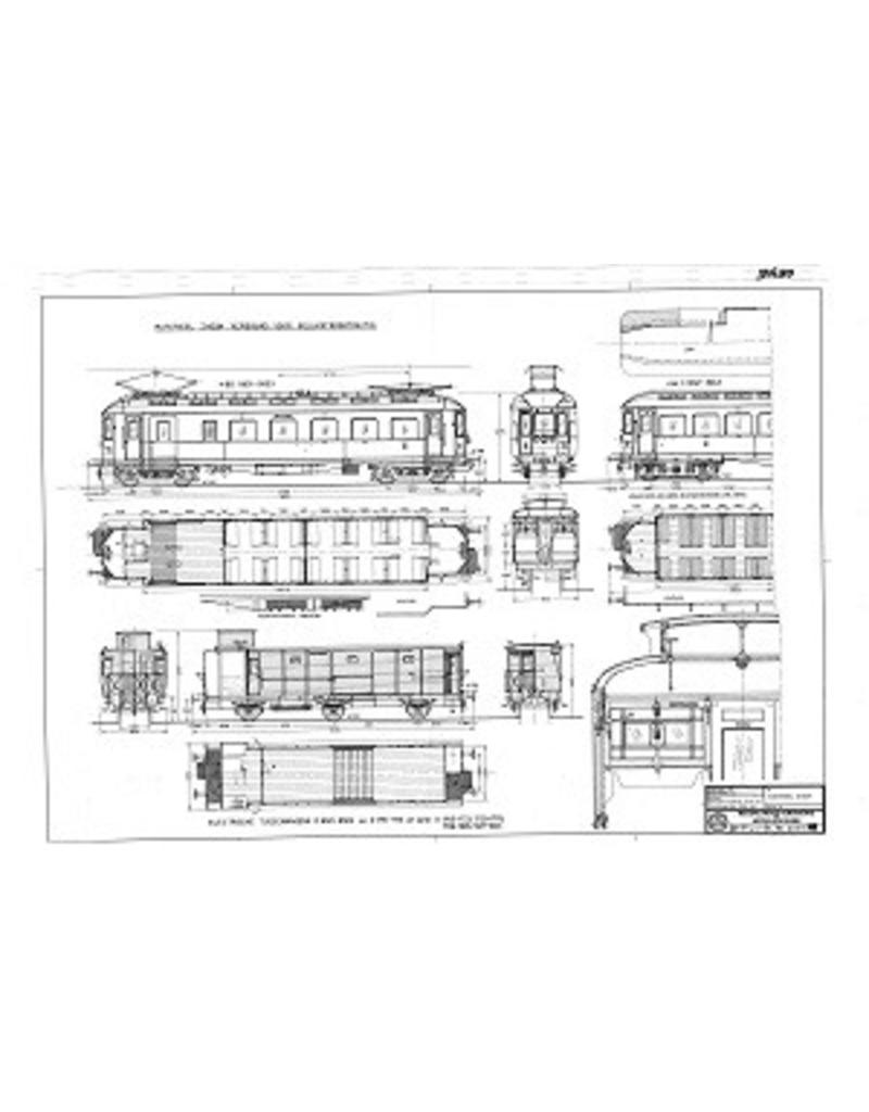 MBT 20.03.010 materieel ZHESM mBD 9951-9953 en tussenwagens D 8501-8502 voor spoor 0
