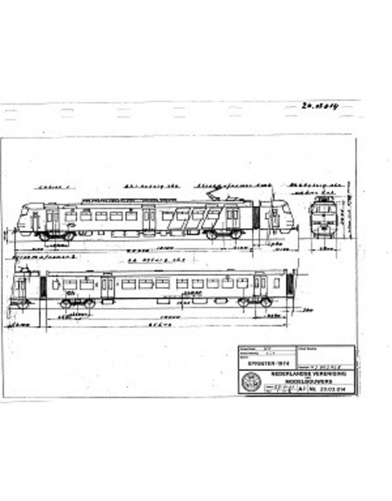 MBT 20.03.014 NS Sprinter 1974 für Spur H0