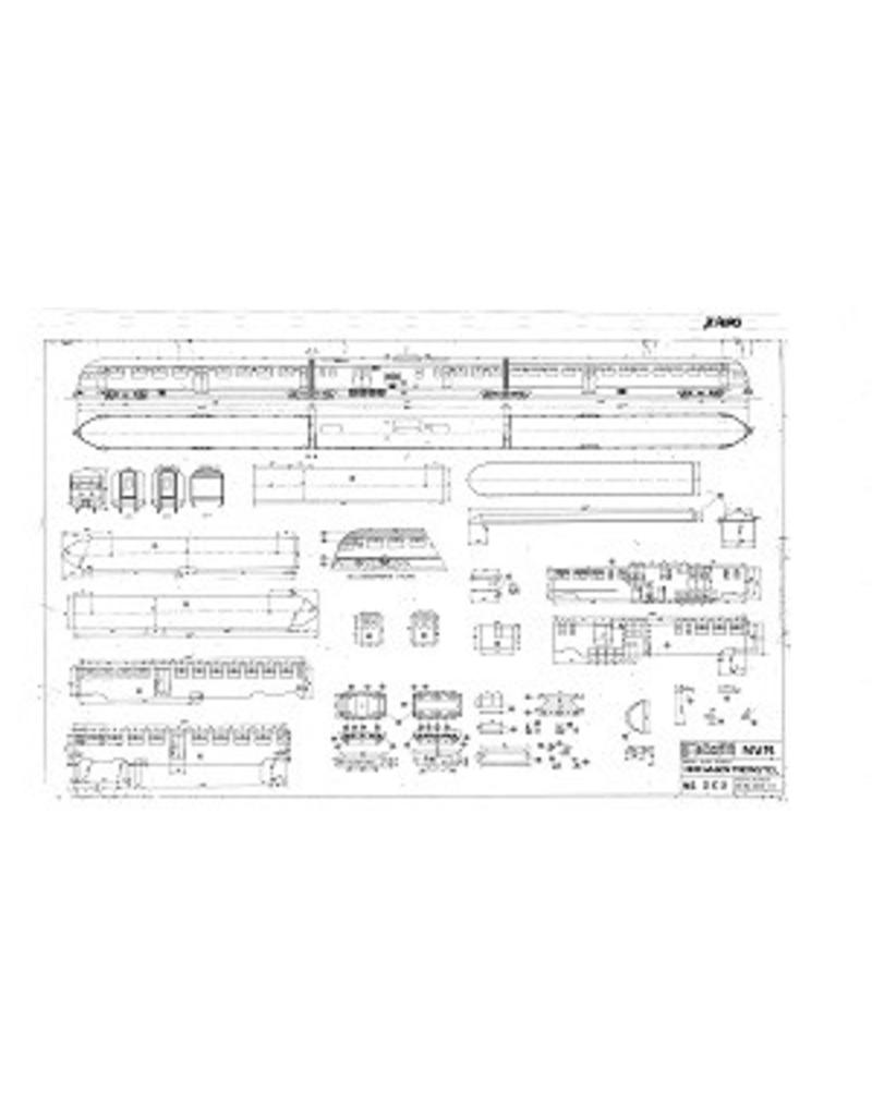 MBT 20.04.003 DE-3-car train set (1934) for H0 gauge