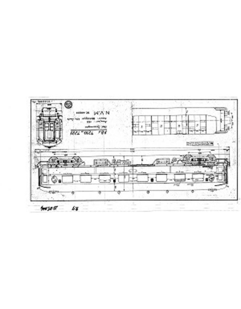 MBT 20.05.004 D-rijtuig ABd 7210-7221 - ("Ovalen venster") voor spoor 0