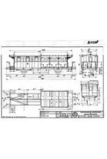 MBT 20.05.008 D-rijtuig 3e kl. 228, 230-235 HIJSM voor spoor 0
