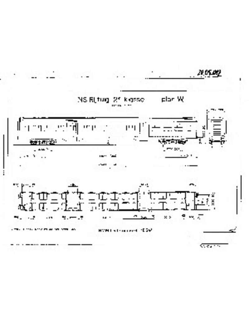 NVM 20.05.012 D-Wagen Plan W - Benachbarte Auto Spur H0