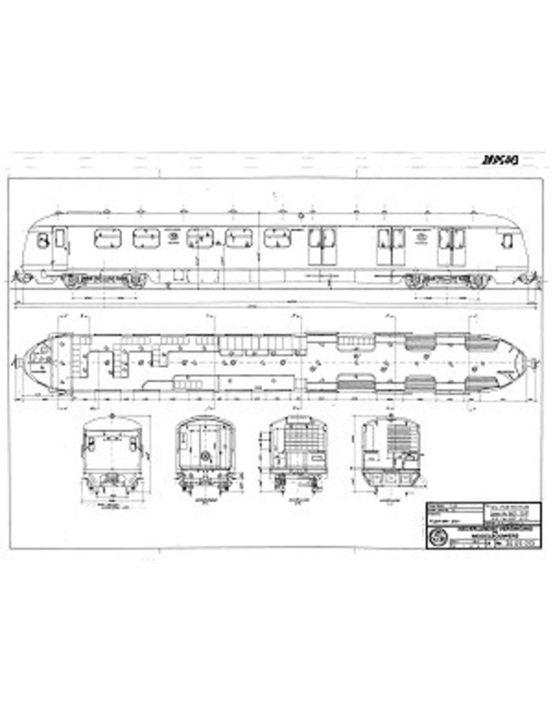 NVM 20.05.013 NS postrijtuig. PE 1907-1921, PEC 8507-8521 voor spoor 0