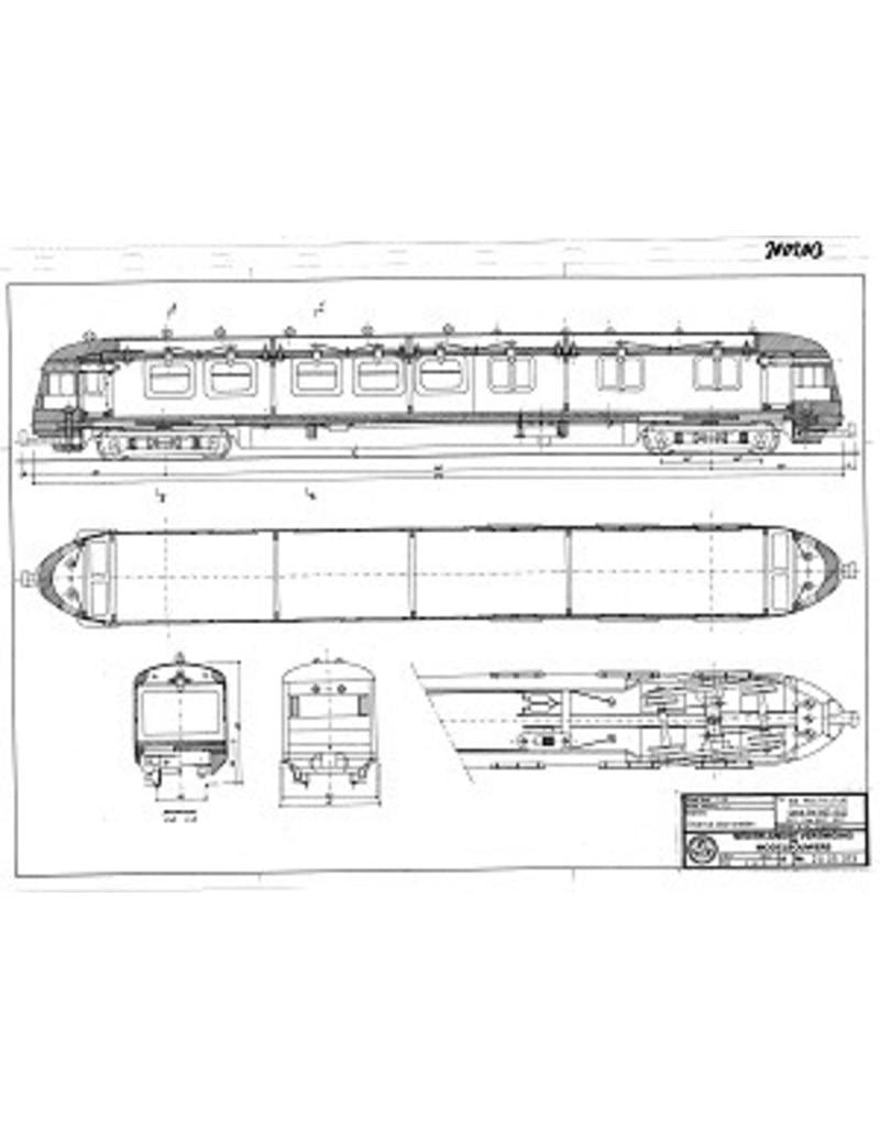 MBT 20.05.013 NS postrijtuig. PE 1907-1921, PEC 8507-8521 voor spoor 0