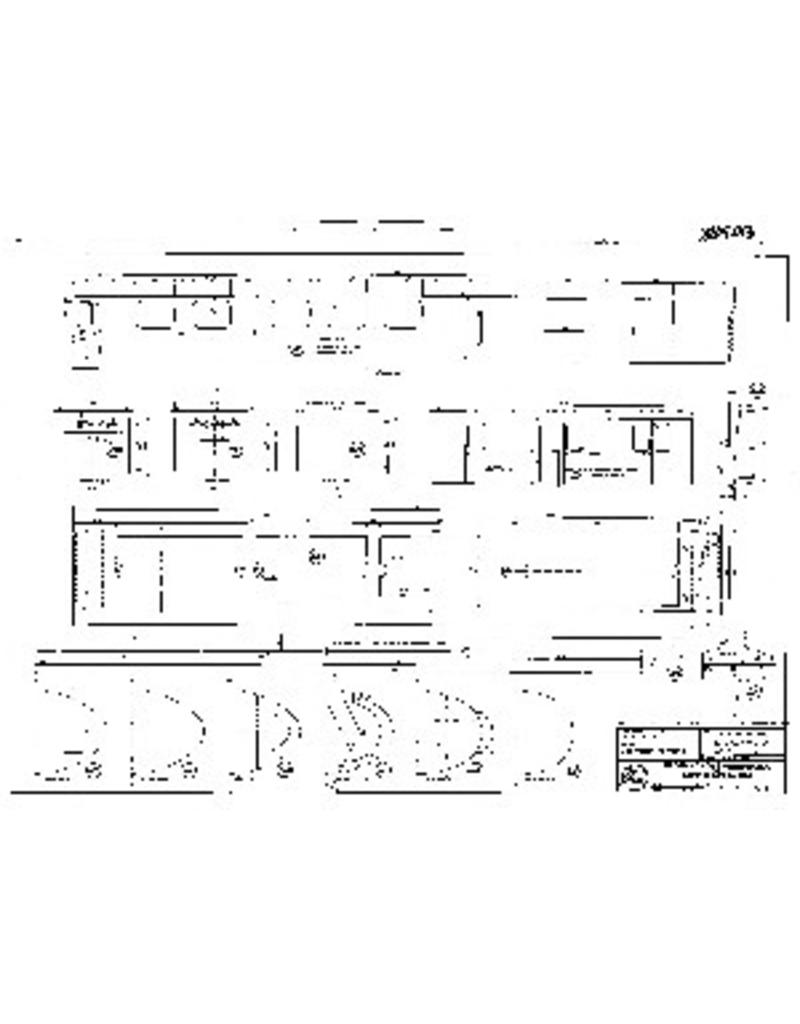 NVM 20.05.013 NS postrijtuig. PE 1907-1921, PEC 8507-8521 voor spoor 0