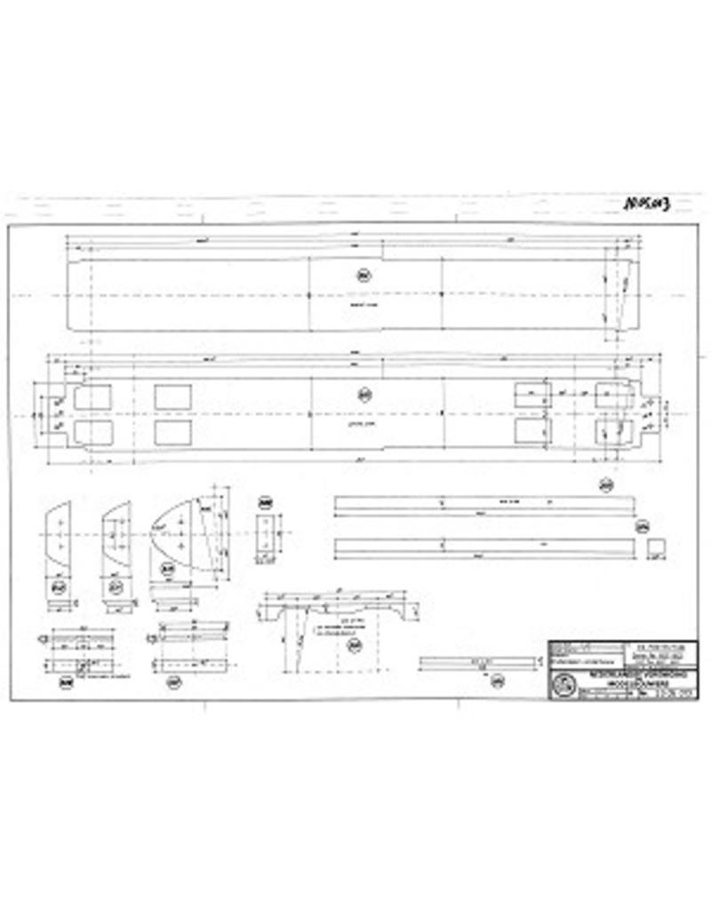 MBT 20.05.013 NS Postwagen. PE 1907-1921, PEC 8507-8521 für Spur 0