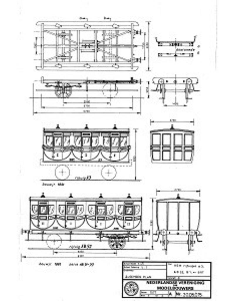 MBT 20.05.015 HSM carriages A3, AB52, B1, B67 for gauge 0