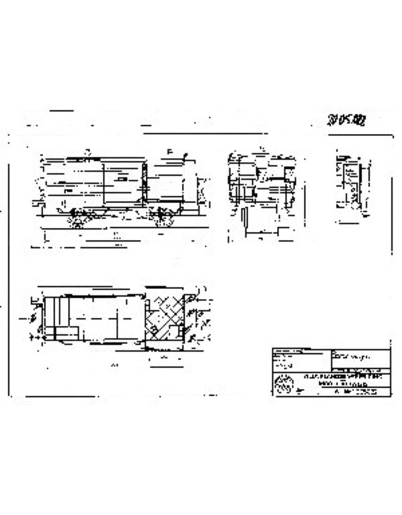 MBT 20.05.022 HIJSM Gepäckwagen 1488 für Spur 0