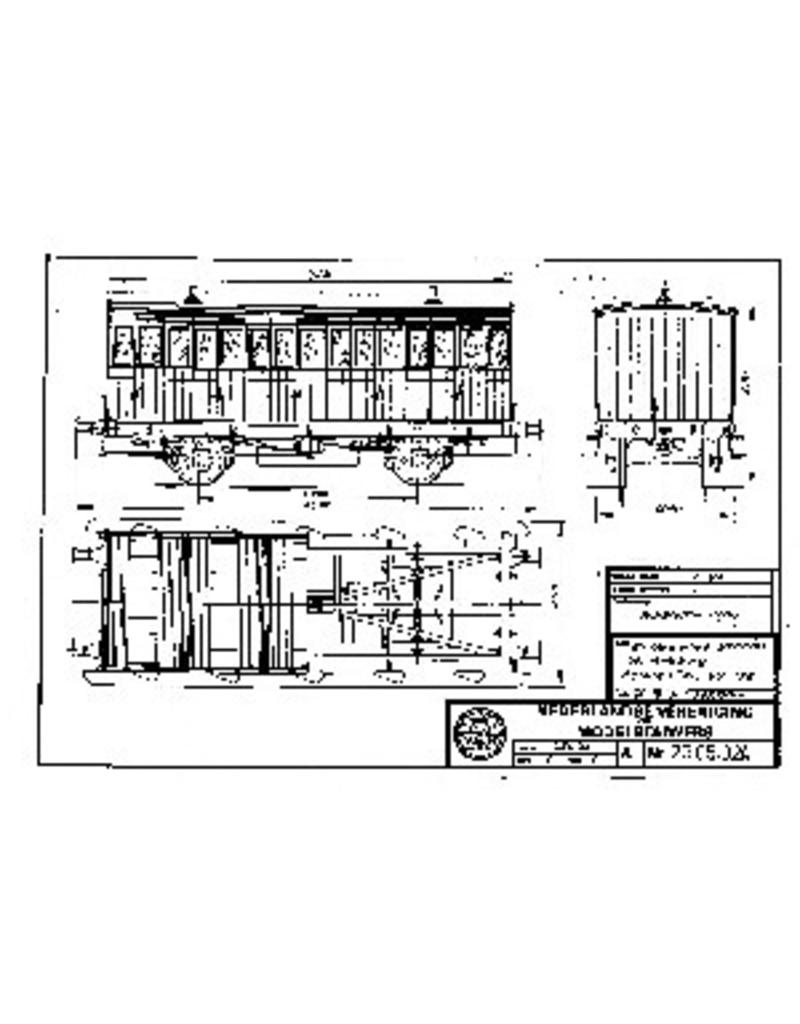 NVM 20.05.024 HIJSM rijtuig 3e klas 79-125 voor spoor 0