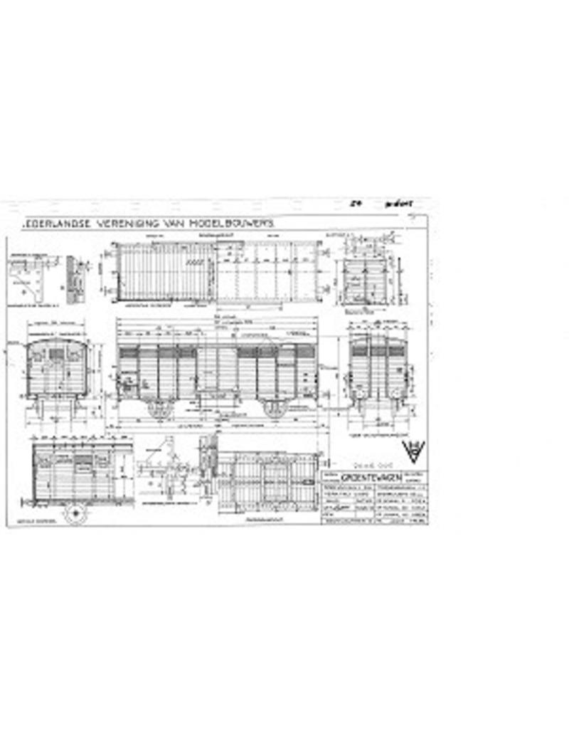 MBT 20.06.005 17.5 ton vegetable wagon. CHKS NS 24789 for gauge I