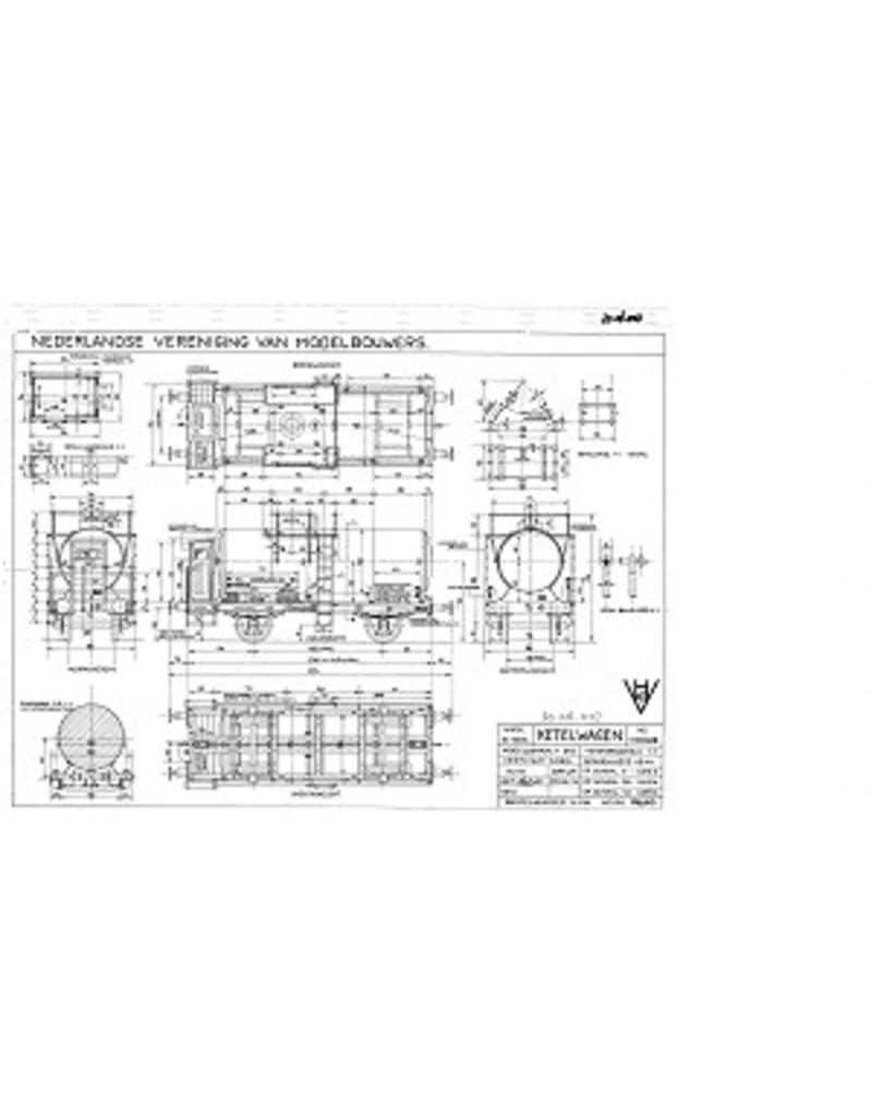 MBT 20.06.007 15 tons ketelwagen NS 155209 voor spoor I