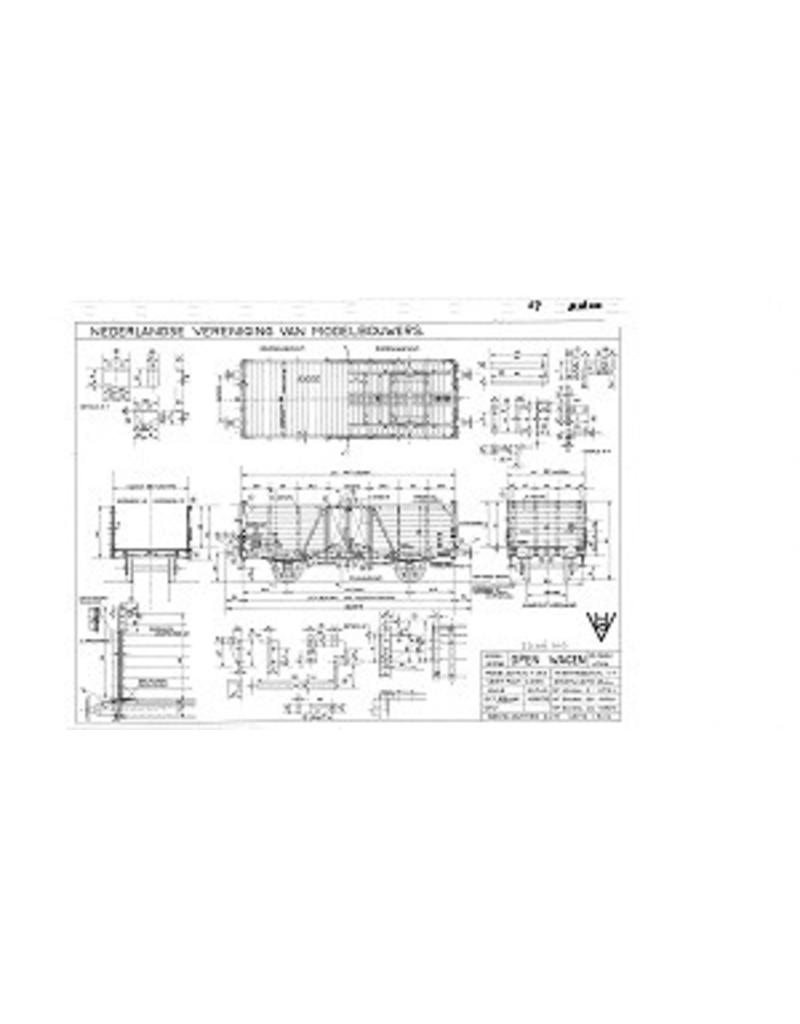 MBT 20.06.010 20 tons open goederenwagen NS gtmk56261 voor spoor I