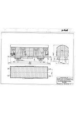 MBT 20.06.016 20 tons closed goods wagon NS s-cho7130 for O gauge