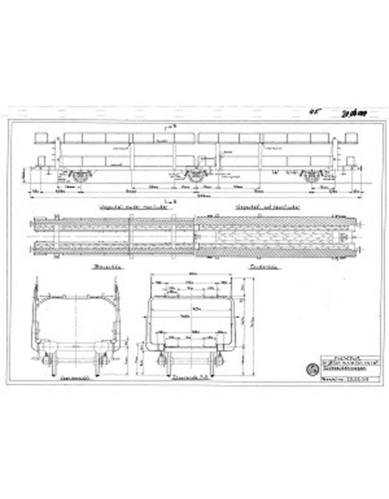 MBT 20.06.018 dubbeldeks autotransportwagen NS laes 97001-97020 voor spoor 0