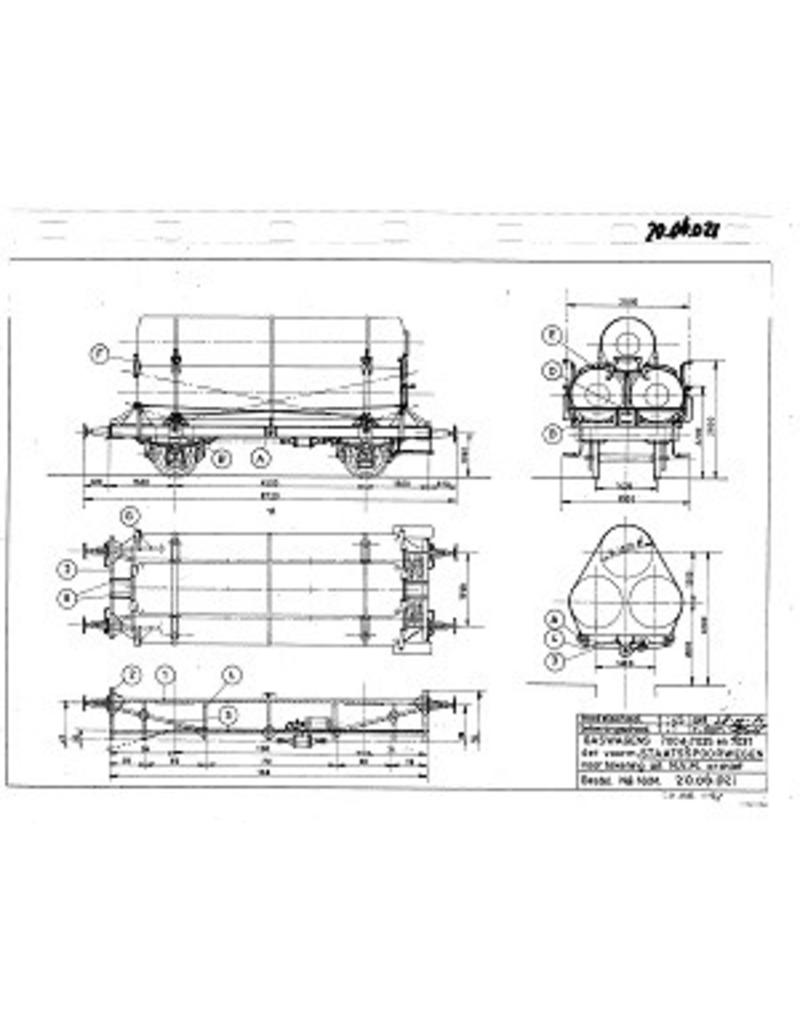 MBT 20.06.021 Gastransportwagen SS 7004, 7025, 7031 für Spur 0