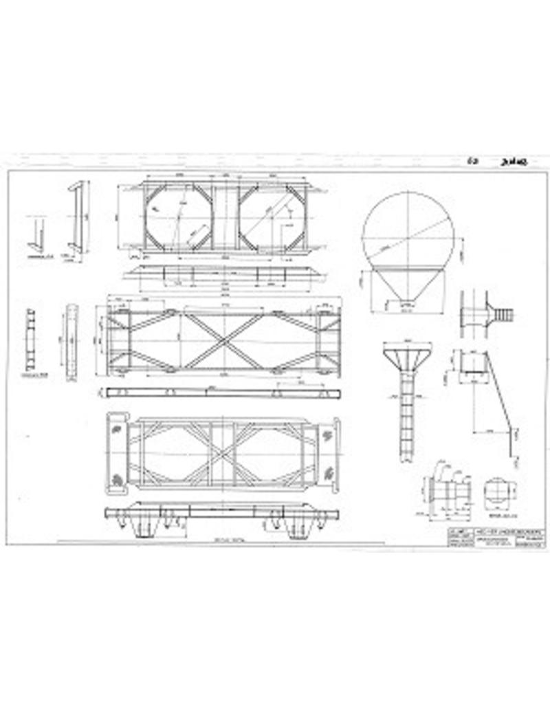 NVM 20.06.022 Druck Silowagen Zug Uces 91.211.636 auf 0 für Phantom II (64 mm)