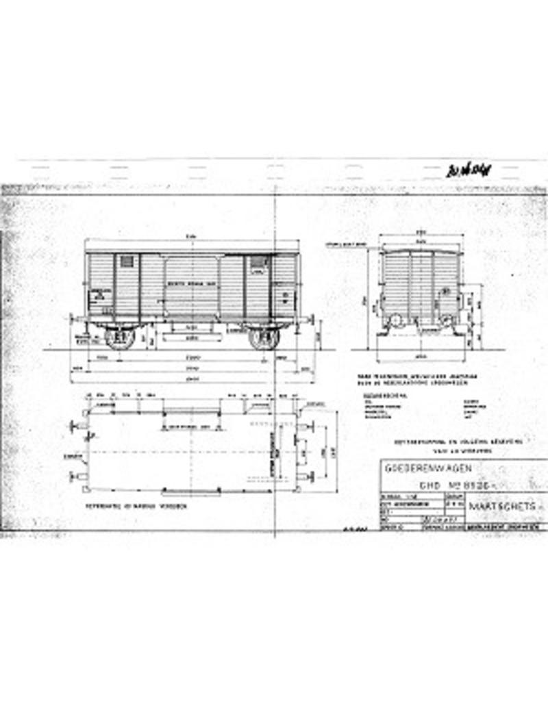 MBT 20.06.041 gedeckter Güterwagen CHD 8526 für Spur 0