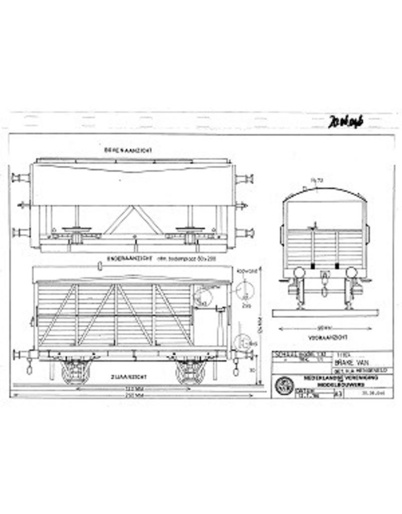MBT 20.06.046 Englischer Bremswagen (Bremserwagen) für Spur I