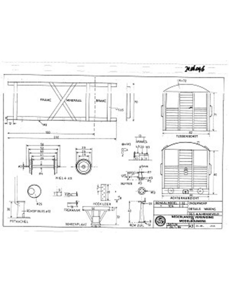MBT 20.06.046 Engelse brake van (remmerswagon) voor spoor I