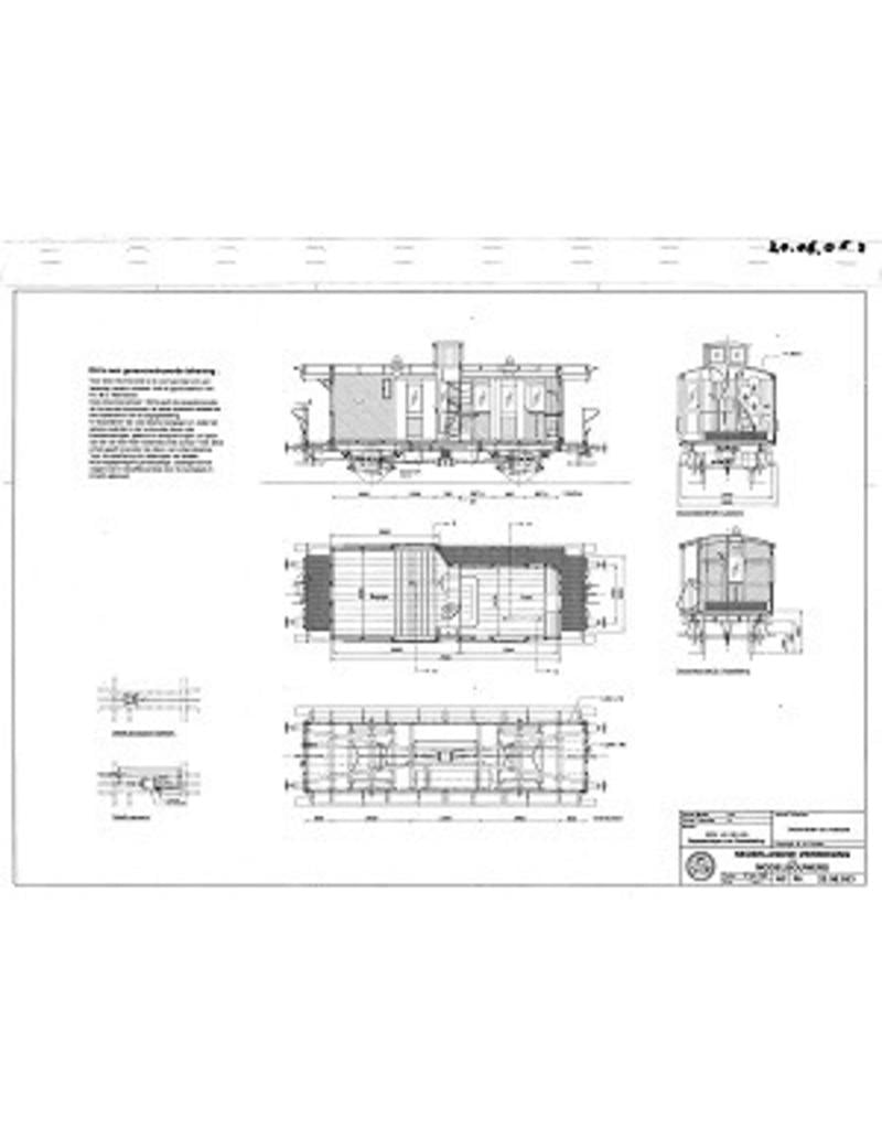 MBT 20.06.053 bagagewagen met postafdeling NCS LD 101-103 voor spoor 0