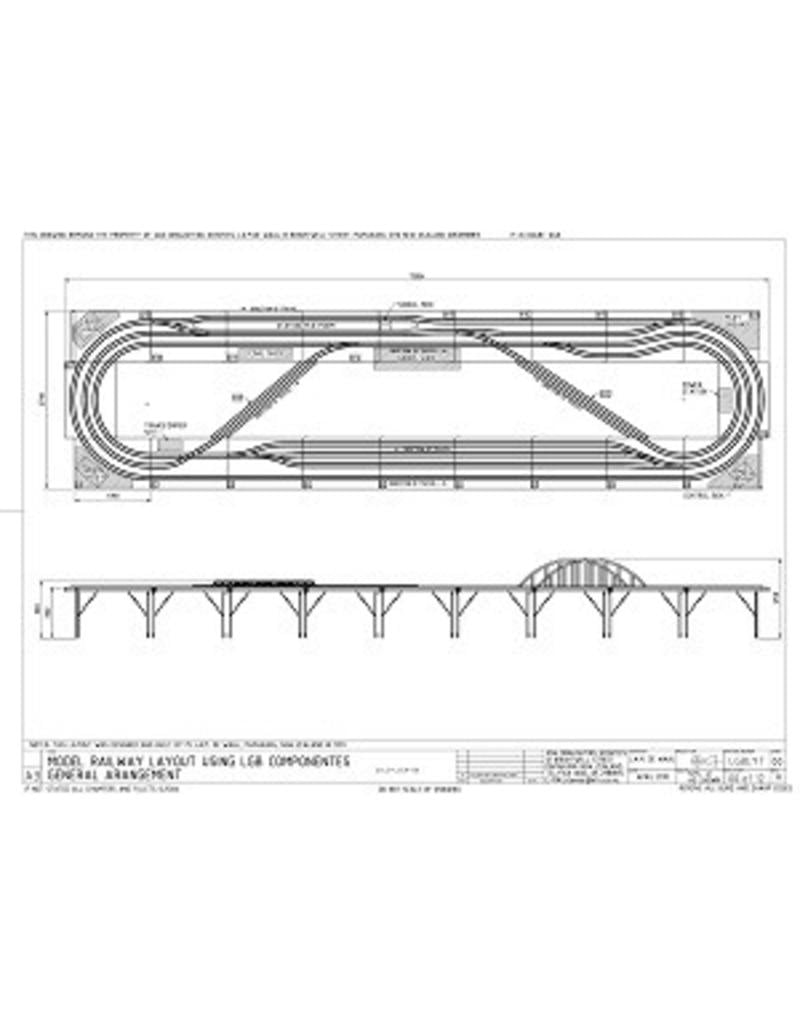 MBT 20.07.014 LGB Spoortafel (45 mm spoor)